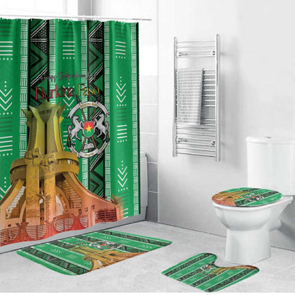 Burkina Faso Martyrs Day Bathroom Set Monument des Heros Nationaux