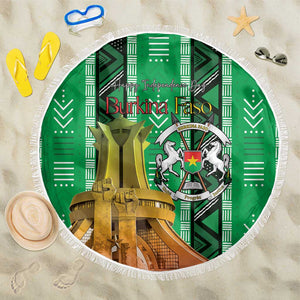 Burkina Faso Martyrs Day Beach Blanket Monument des Heros Nationaux - African Pride
