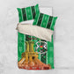 Burkina Faso Martyrs Day Bedding Set Monument des Heros Nationaux - African Pride