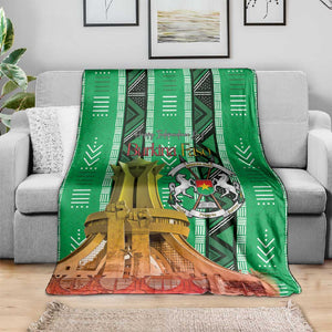 Burkina Faso Martyrs Day Blanket Monument des Heros Nationaux - African Pride