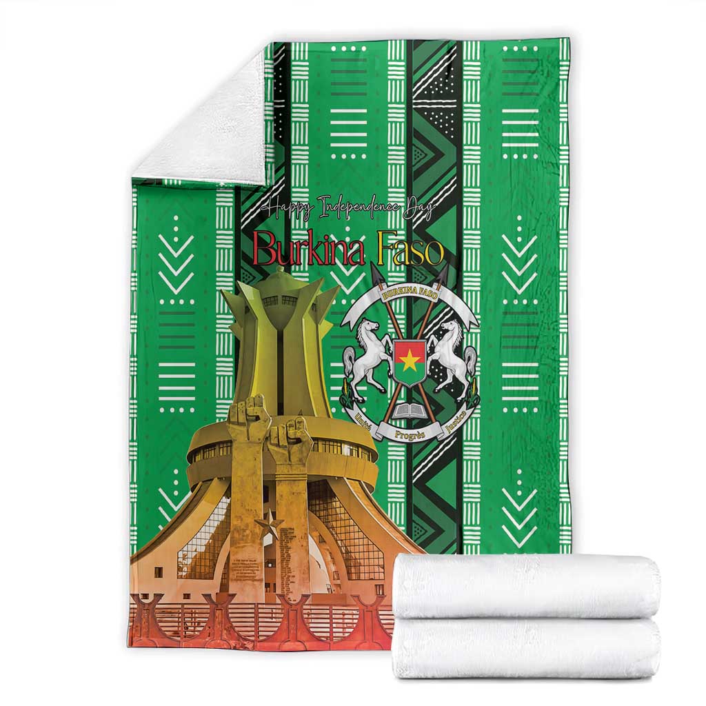 Burkina Faso Martyrs Day Blanket Monument des Heros Nationaux - African Pride