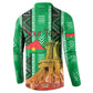 Personalized Burkina Faso Martyrs Day Button Sweatshirt Monument des Heros Nationaux