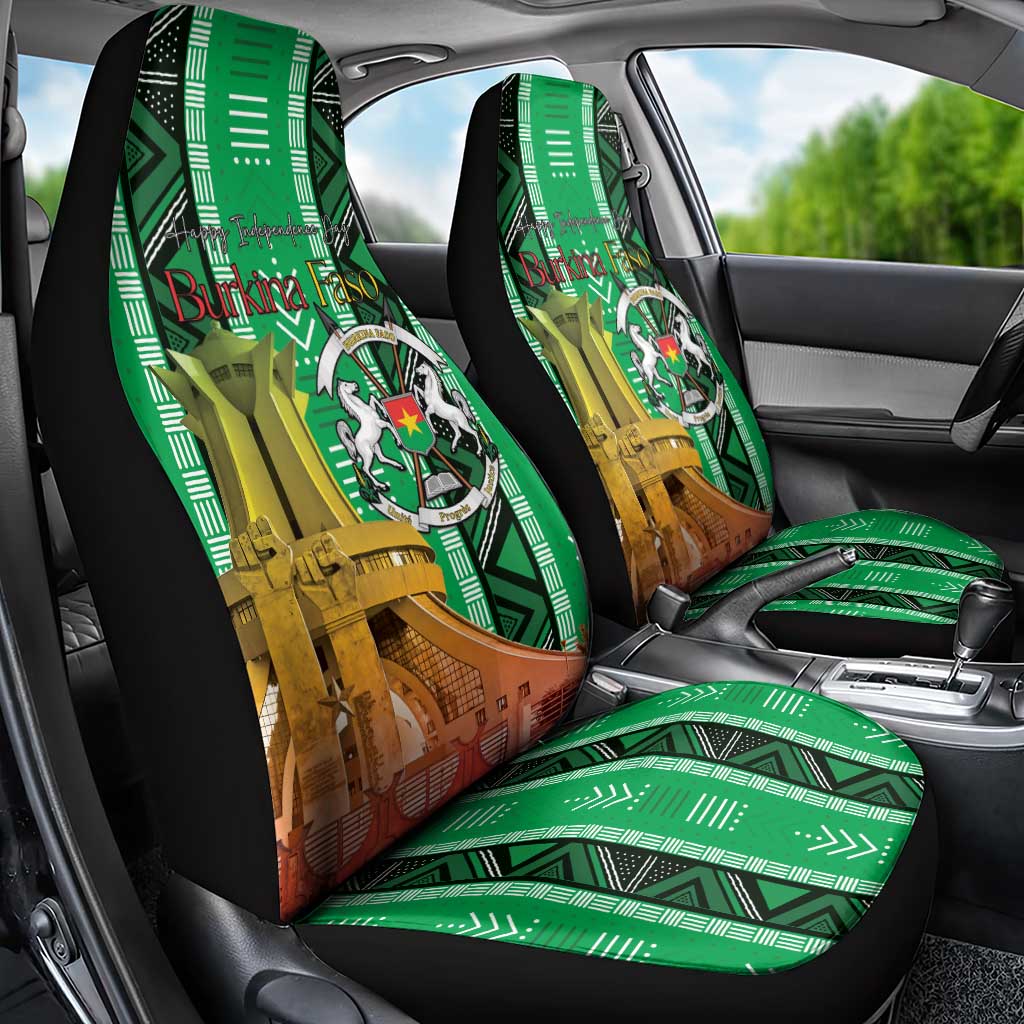 Burkina Faso Martyrs Day Car Seat Cover Monument des Heros Nationaux - African Pride