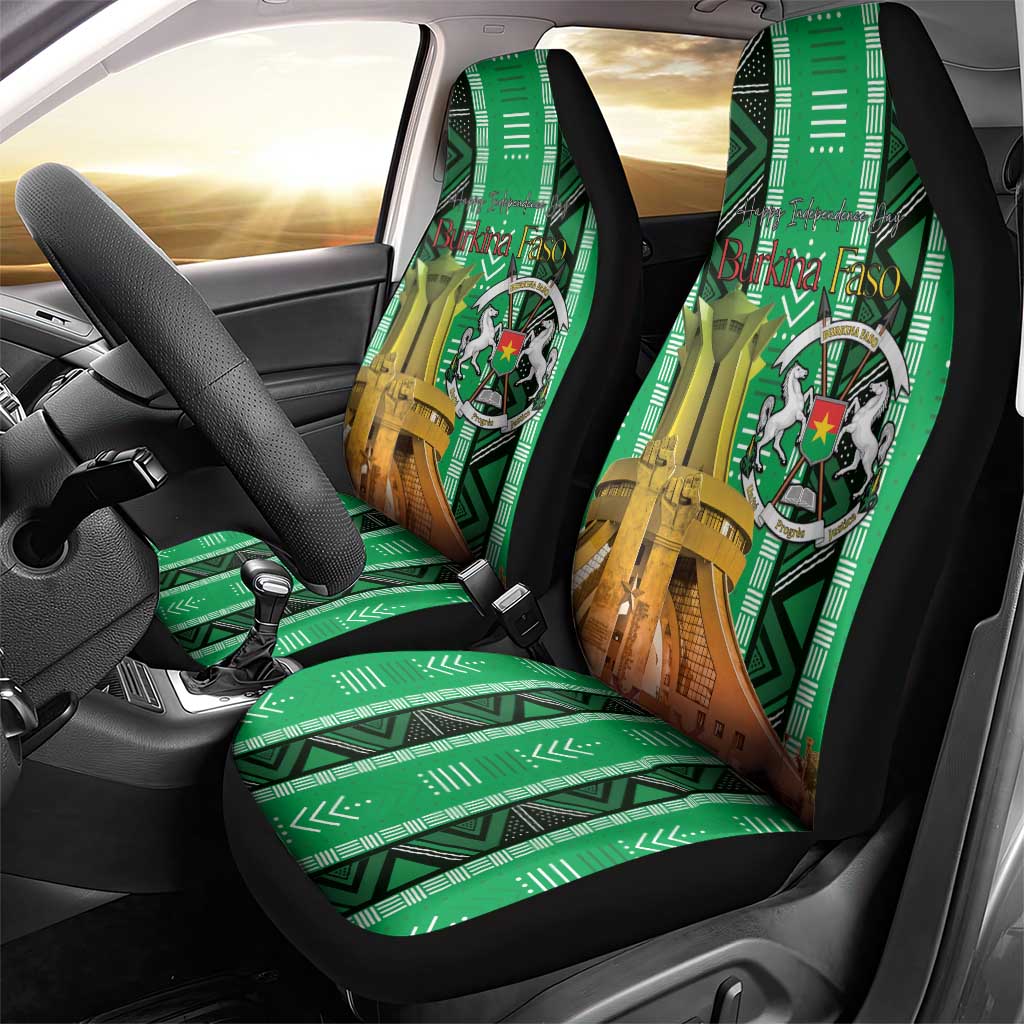 Burkina Faso Martyrs Day Car Seat Cover Monument des Heros Nationaux - African Pride