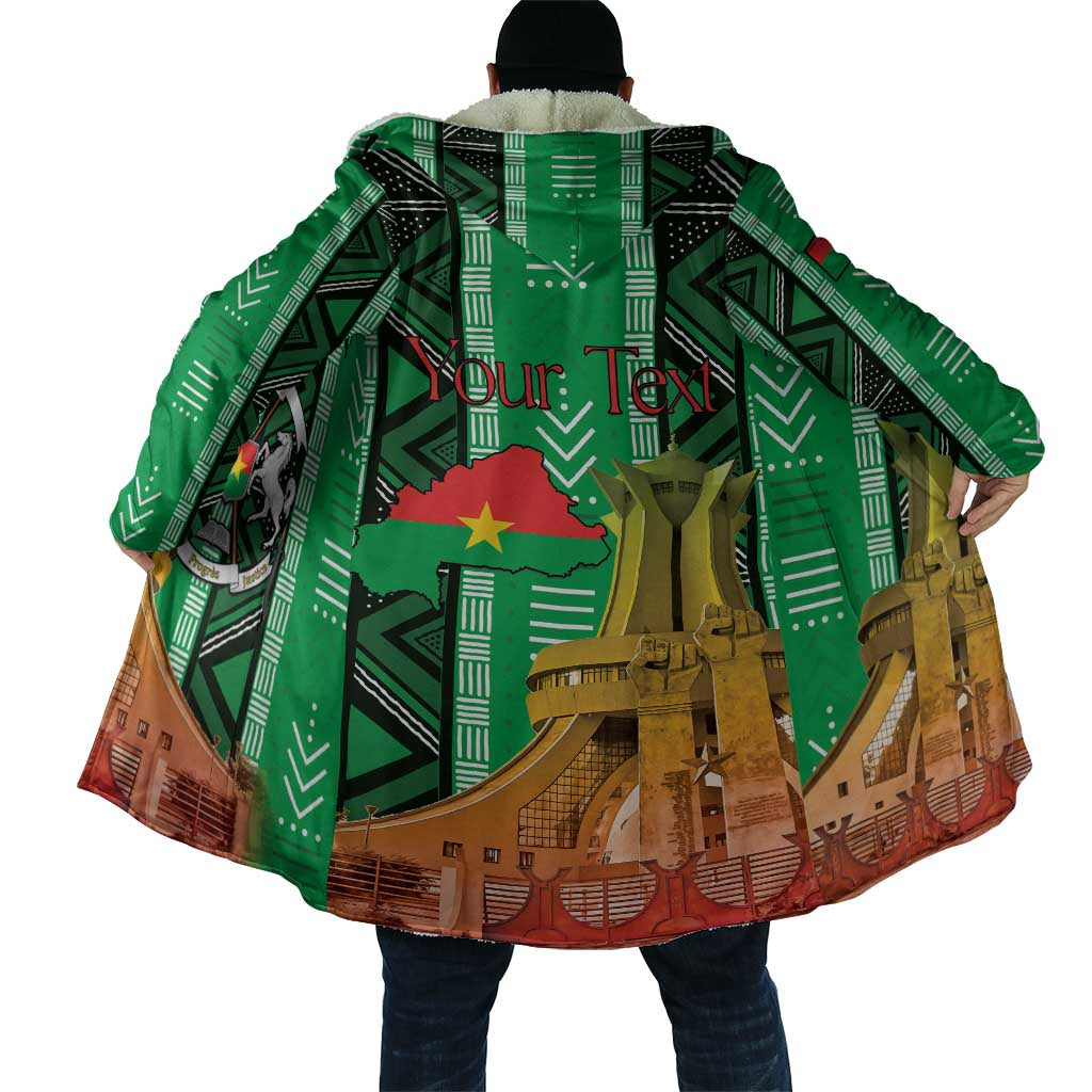 Personalized Burkina Faso Martyrs Day Cloak Monument des Heros Nationaux