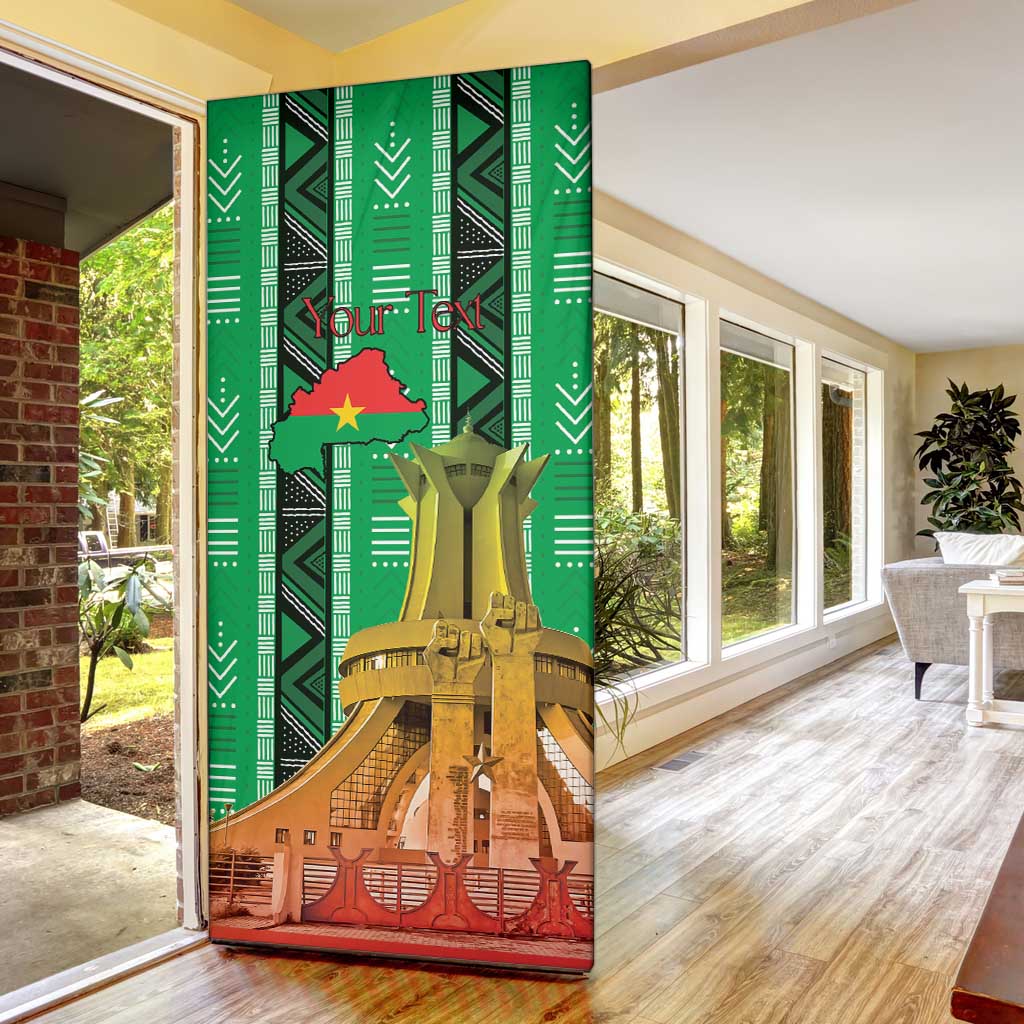 Personalized Burkina Faso Martyrs Day Door Cover Monument des Heros Nationaux