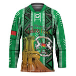 Personalized Burkina Faso Martyrs Day Hockey Jersey Monument des Heros Nationaux