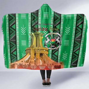 Burkina Faso Martyrs Day Hooded Blanket Monument des Heros Nationaux - African Pride