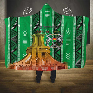 Burkina Faso Martyrs Day Hooded Blanket Monument des Heros Nationaux - African Pride