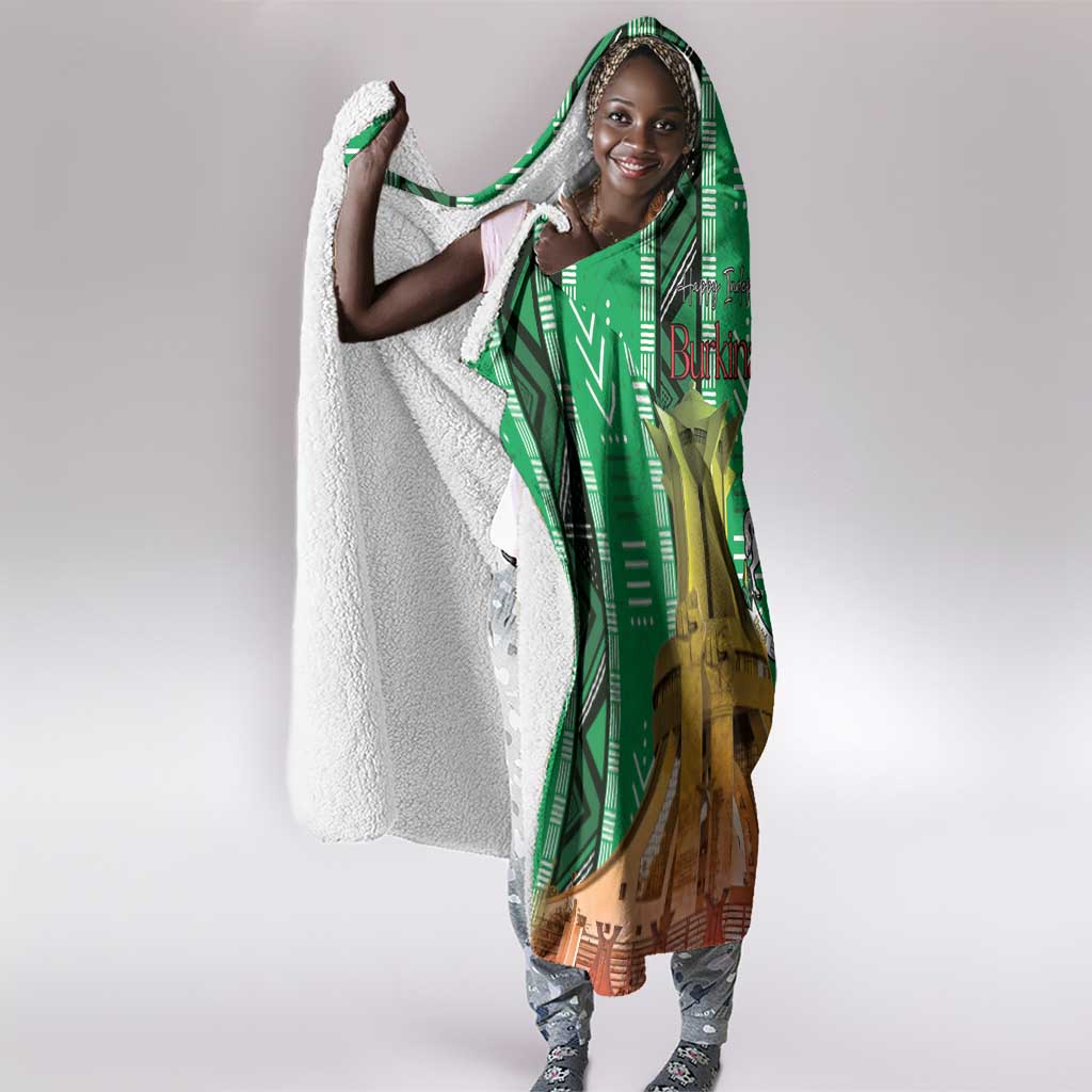 Burkina Faso Martyrs Day Hooded Blanket Monument des Heros Nationaux - African Pride