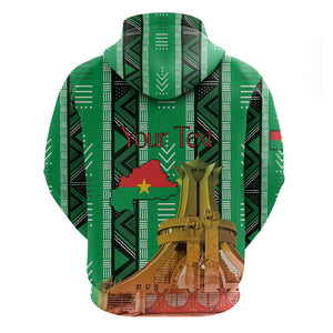 Burkina Faso Martyrs Day Personalized Hoodie Monument des Heros Nationaux - African Pride