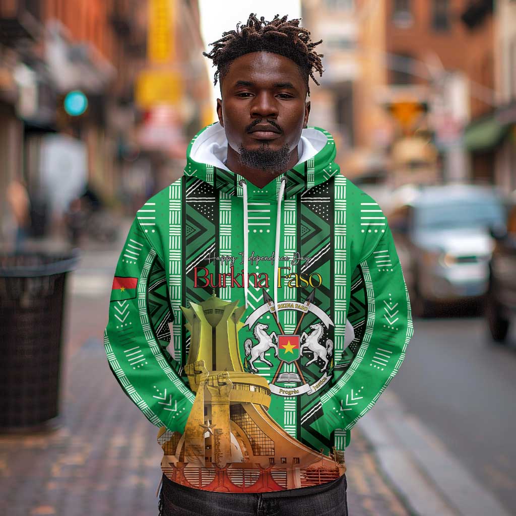 Burkina Faso Martyrs Day Personalized Hoodie Monument des Heros Nationaux - African Pride
