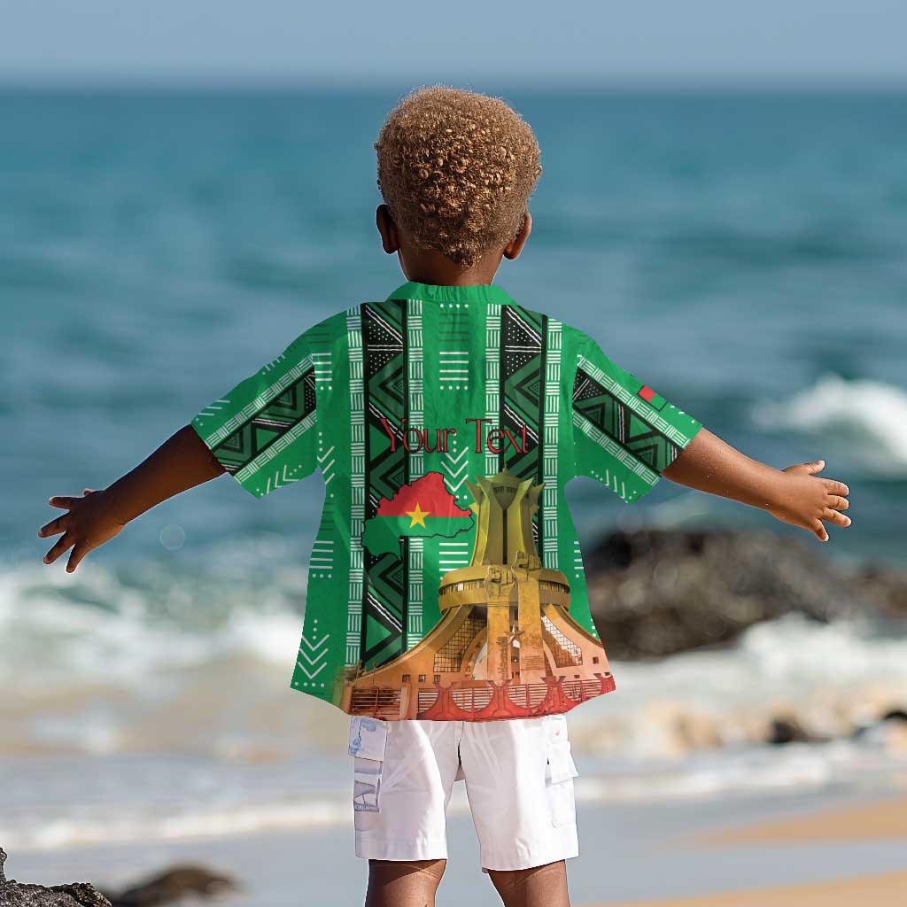 Burkina Faso Martyrs Day Personalized Kid Hawaiian Shirt Monument des Heros Nationaux - African Pride
