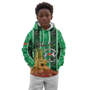 Burkina Faso Martyrs Day Personalized Kid Hoodie Monument des Heros Nationaux - African Pride