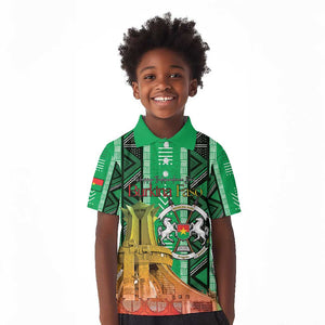 Burkina Faso Martyrs Day Personalized Kid Polo Shirt Monument des Heros Nationaux - African Pride