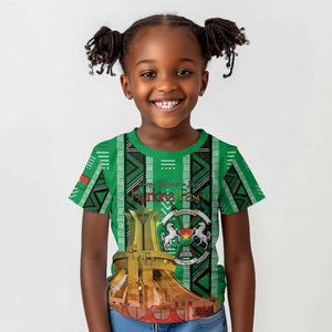 Burkina Faso Martyrs Day Personalized Kid T shirt Monument des Heros Nationaux - African Pride