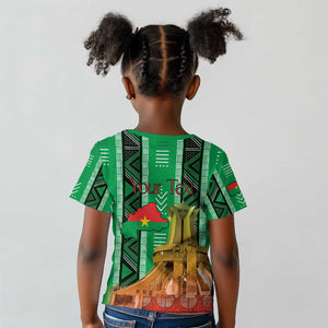 Burkina Faso Martyrs Day Personalized Kid T shirt Monument des Heros Nationaux - African Pride