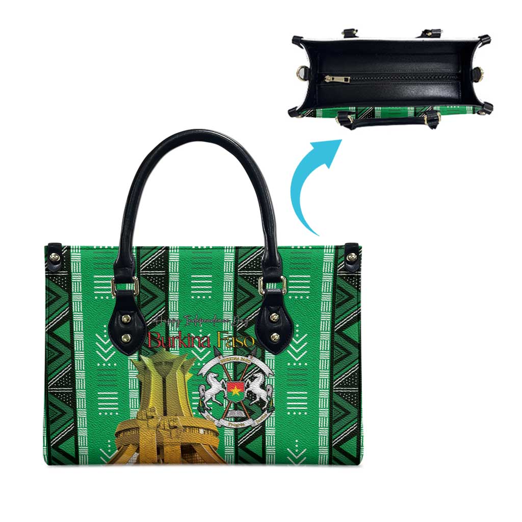Burkina Faso Martyrs Day Leather Bag Monument des Heros Nationaux