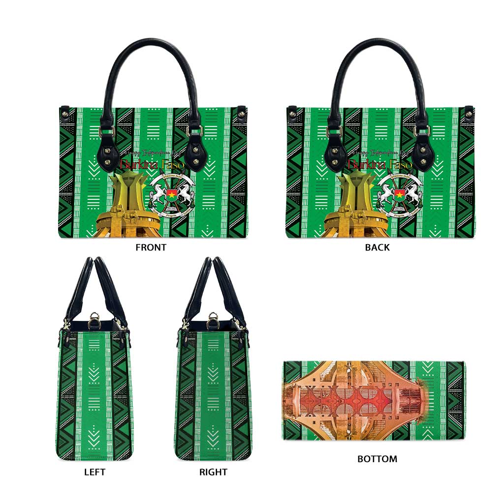 Burkina Faso Martyrs Day Leather Bag Monument des Heros Nationaux