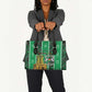 Burkina Faso Martyrs Day Leather Bag Monument des Heros Nationaux