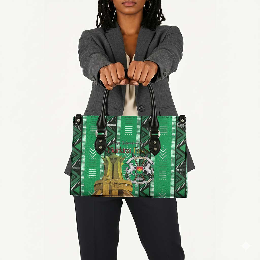 Burkina Faso Martyrs Day Leather Bag Monument des Heros Nationaux