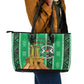 Burkina Faso Martyrs Day Leather Tote Bag Monument des Heros Nationaux - African Pride