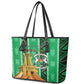Burkina Faso Martyrs Day Leather Tote Bag Monument des Heros Nationaux - African Pride