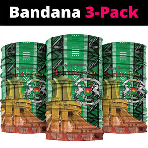 Burkina Faso Martyrs Day Neck Gaiter Monument des Heros Nationaux - African Pride