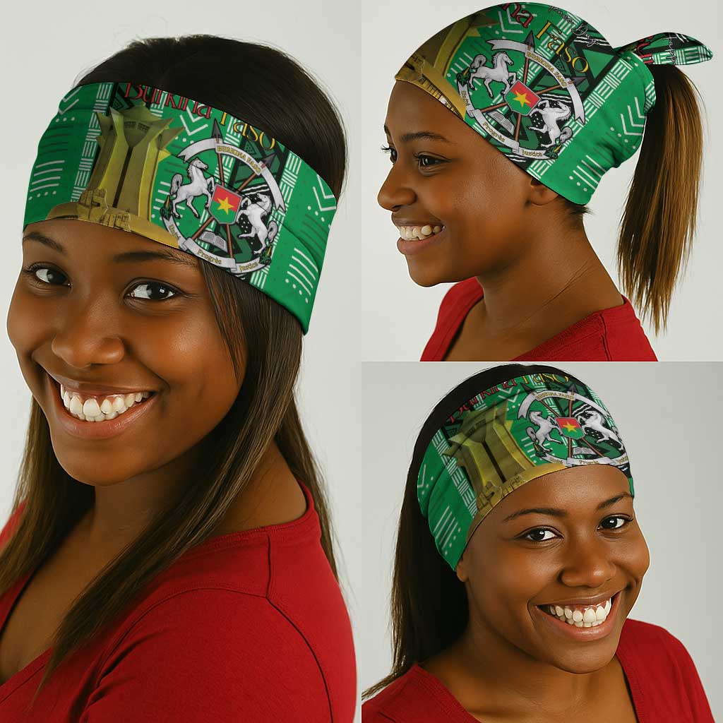 Burkina Faso Martyrs Day Neck Gaiter Monument des Heros Nationaux - African Pride