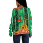 Burkina Faso Martyrs Day Personalized Off Shoulder Sweater Monument des Heros Nationaux - African Pride