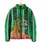 Personalized Burkina Faso Martyrs Day Padded Jacket Monument des Heros Nationaux