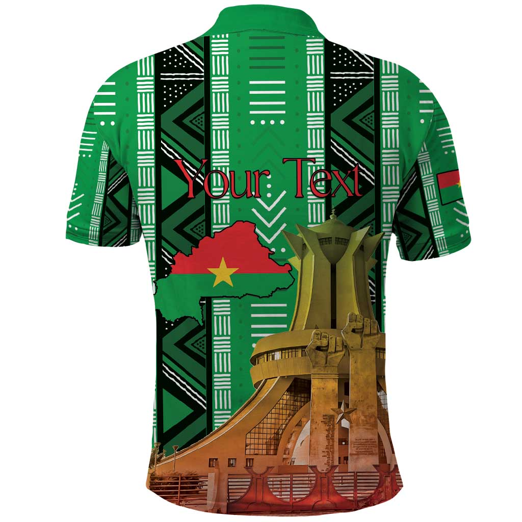 Burkina Faso Martyrs Day Personalized Polo Shirt Monument des Heros Nationaux - African Pride