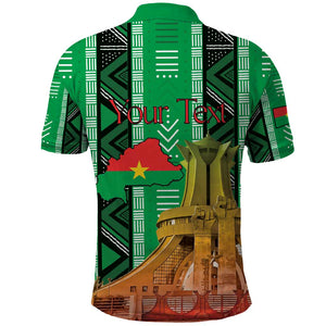 Burkina Faso Martyrs Day Personalized Polo Shirt Monument des Heros Nationaux - African Pride