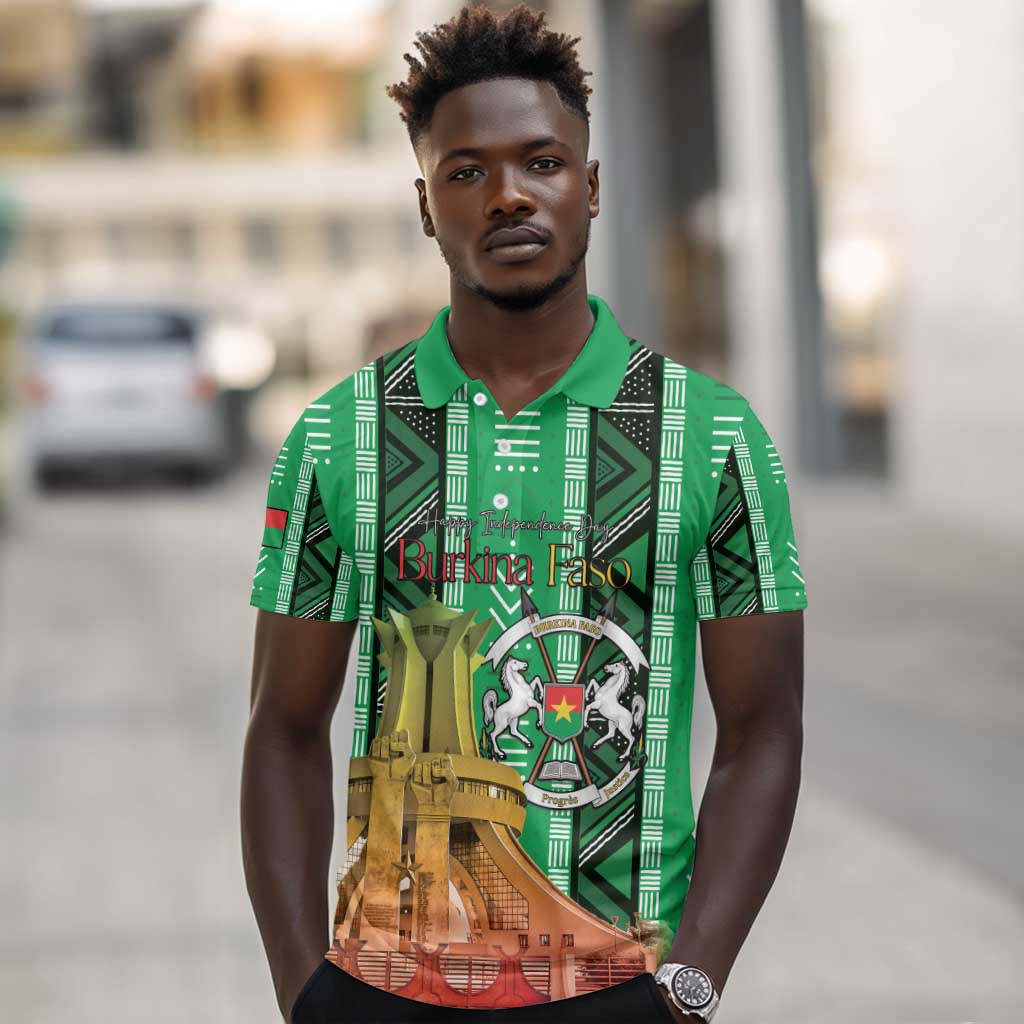 Burkina Faso Martyrs Day Personalized Polo Shirt Monument des Heros Nationaux - African Pride