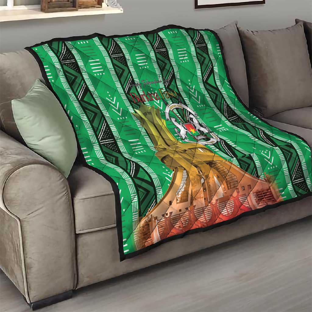 Burkina Faso Martyrs Day Quilt Monument des Heros Nationaux - African Pride
