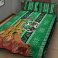 Burkina Faso Martyrs Day Quilt Bed Set Monument des Heros Nationaux - African Pride