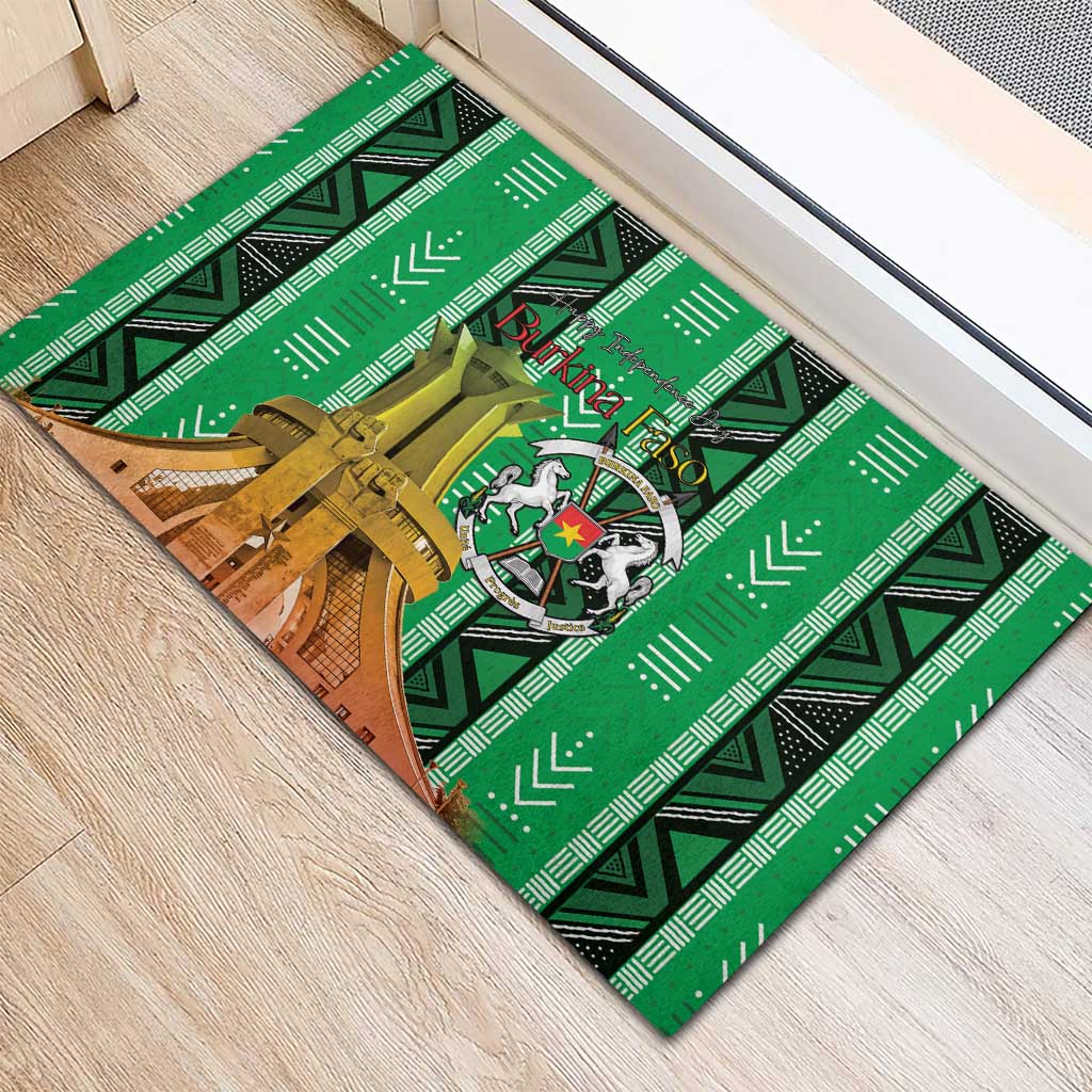 Burkina Faso Martyrs Day Rubber Doormat Monument des Heros Nationaux - African Pride
