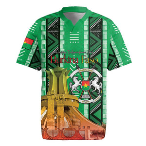 Burkina Faso Martyrs Day Personalized Rugby Jersey Monument des Heros Nationaux - African Pride