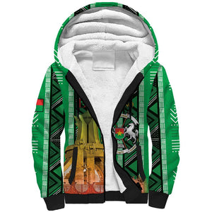 Burkina Faso Martyrs Day Personalized Sherpa Hoodie Monument des Heros Nationaux - African Pride