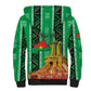 Burkina Faso Martyrs Day Personalized Sherpa Hoodie Monument des Heros Nationaux - African Pride