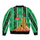 Burkina Faso Martyrs Day Personalized Sleeve Zip Bomber Jacket Monument des Heros Nationaux - African Pride