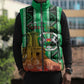 Personalized Burkina Faso Martyrs Day Sleeveless Puffer Jacket Monument des Heros Nationaux
