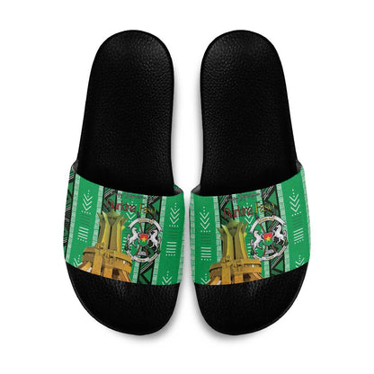 Burkina Faso Martyrs Day Slide Sandals Monument des Heros Nationaux