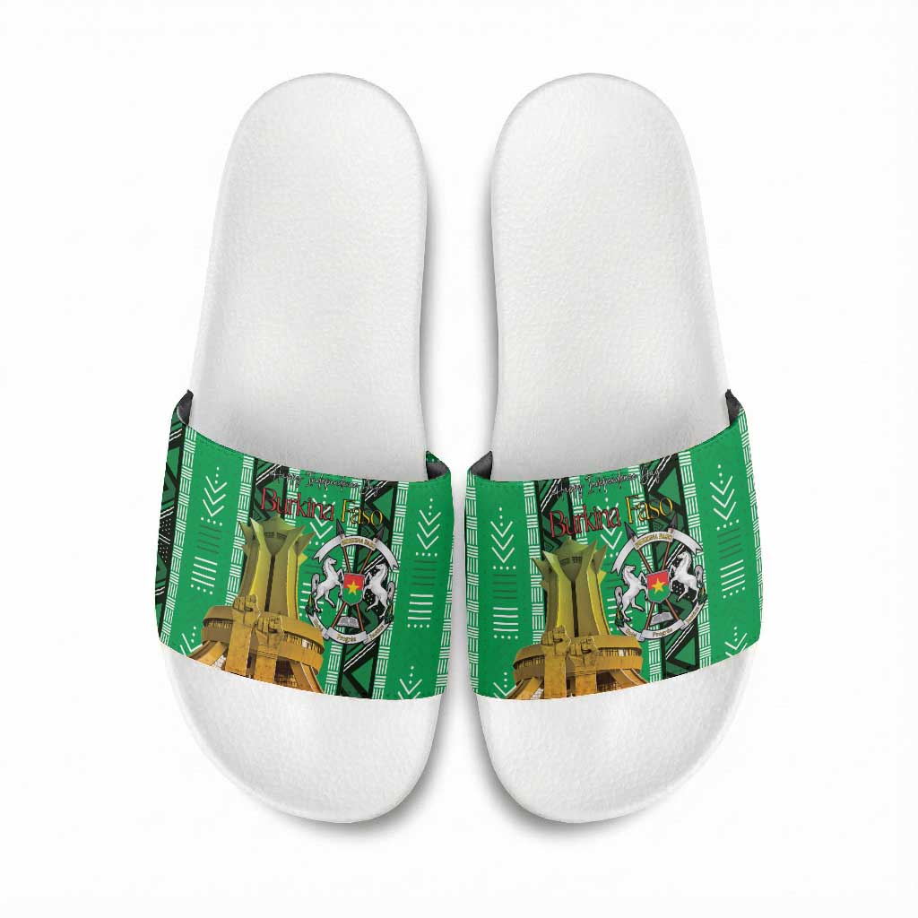 Burkina Faso Martyrs Day Slide Sandals Monument des Heros Nationaux