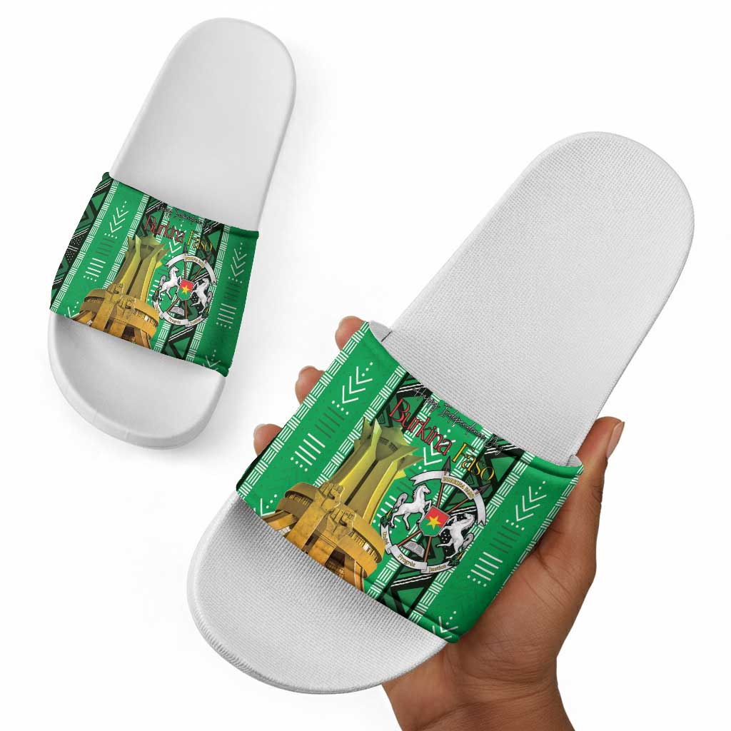 Burkina Faso Martyrs Day Slide Sandals Monument des Heros Nationaux