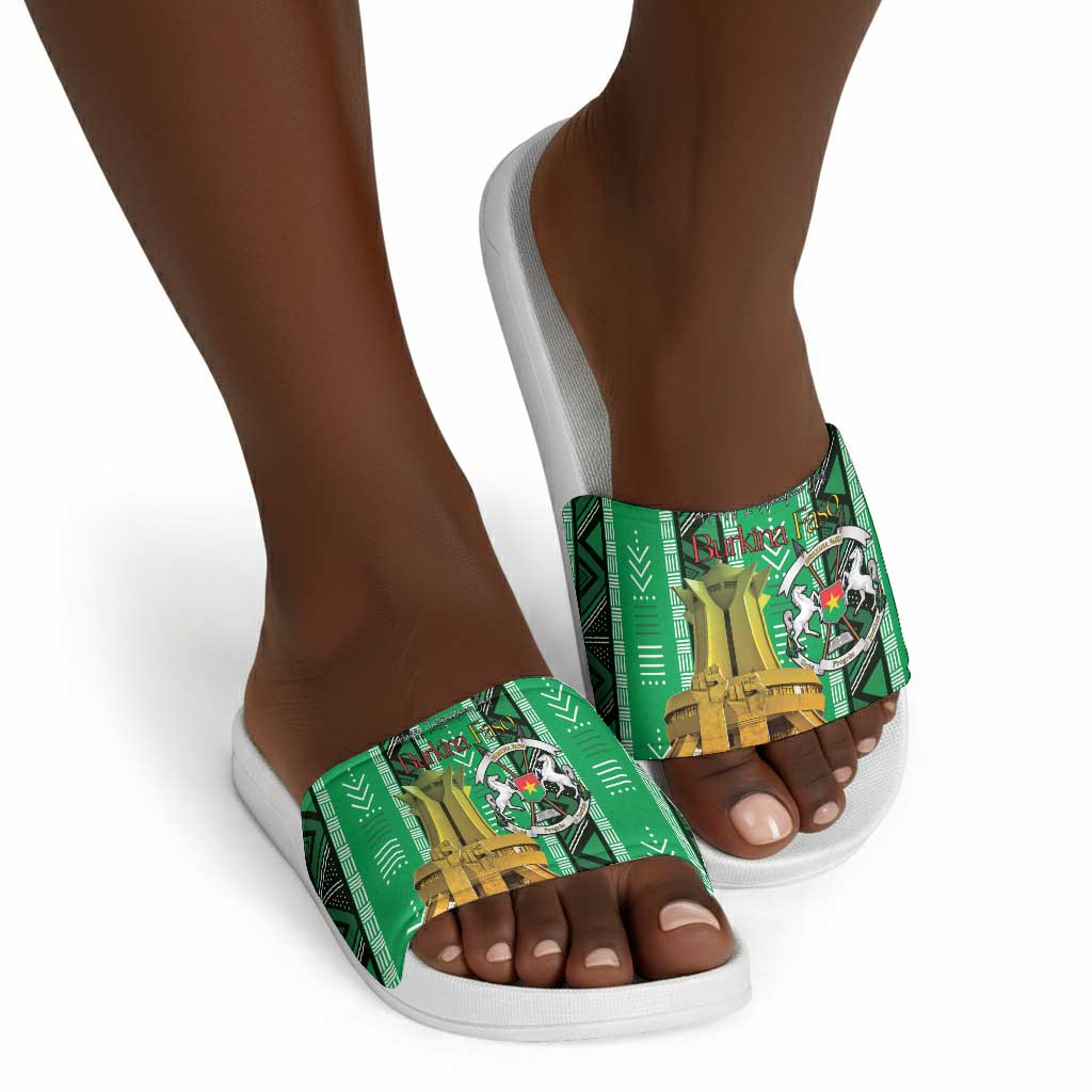 Burkina Faso Martyrs Day Slide Sandals Monument des Heros Nationaux