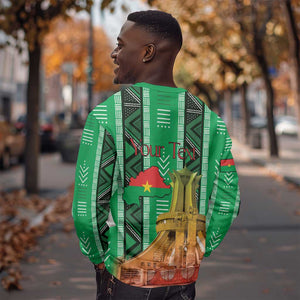 Burkina Faso Martyrs Day Personalized Sweatshirt Monument des Heros Nationaux - African Pride