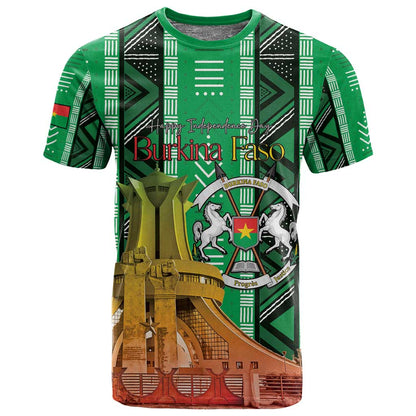 Burkina Faso Martyrs Day Personalized T shirt Monument des Heros Nationaux - African Pride