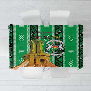 Burkina Faso Martyrs Day Tablecloth Monument des Heros Nationaux - African Pride