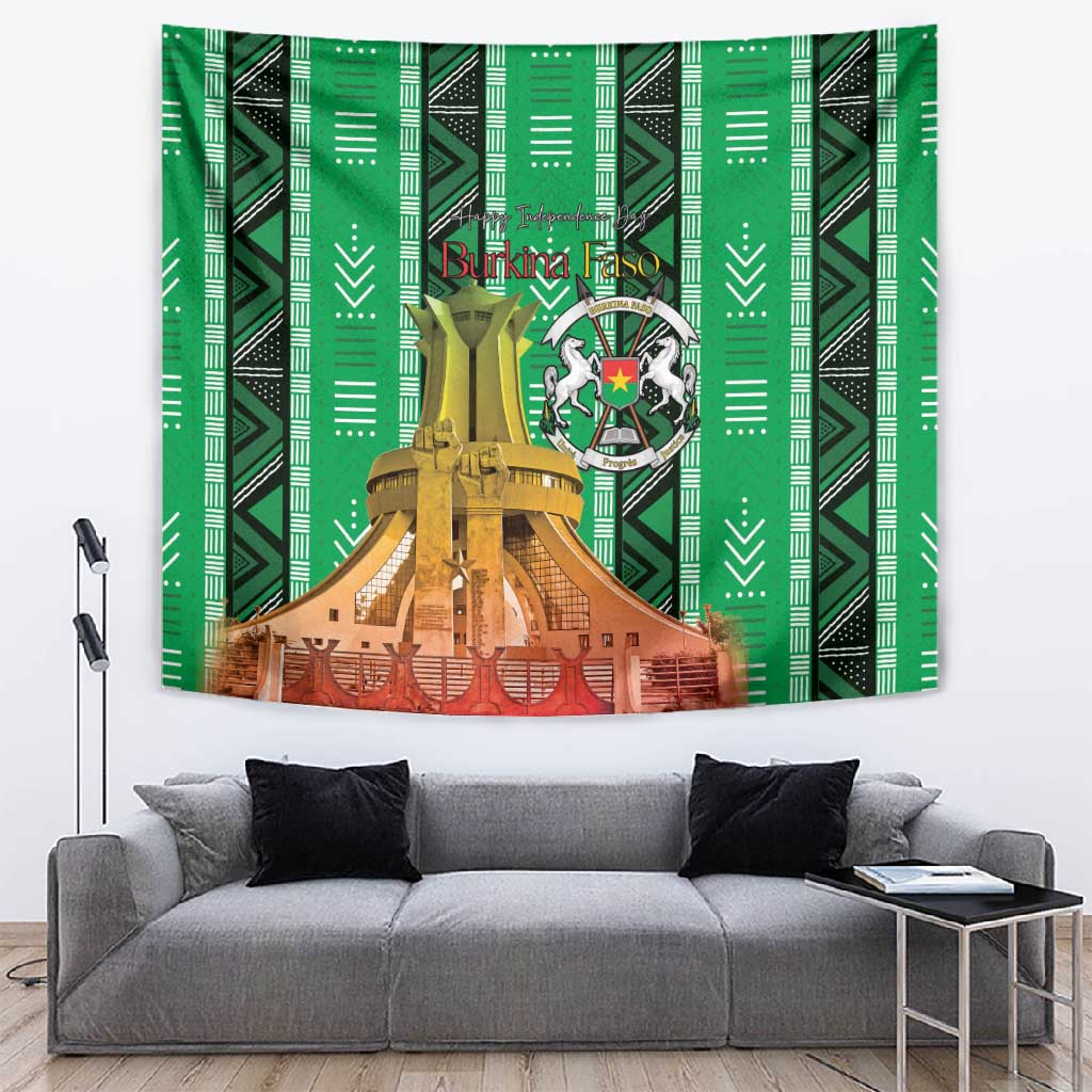 Burkina Faso Martyrs Day Tapestry Monument des Heros Nationaux - African Pride